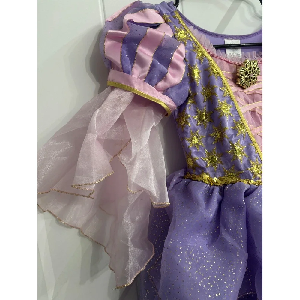 Disney Castle Collection Rapunzel Costume Dress Girls 7/8 Purple Princess Gown